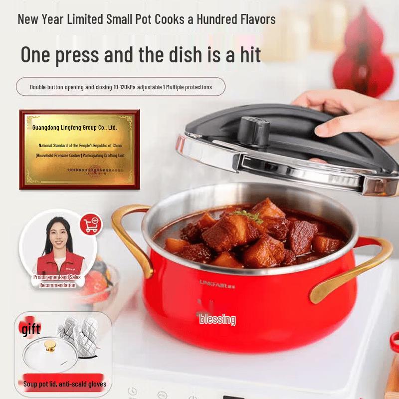 LINKFAIR Adjustable Pressure Cooker