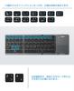 Ewin faltbare drahtlose Bluetooth-Tastatur mit Touchpad, japanisches Layout, kompatibel mit iOS, Android, Mac und Windows, verbindet sich mit bis zu 3 Geräten,