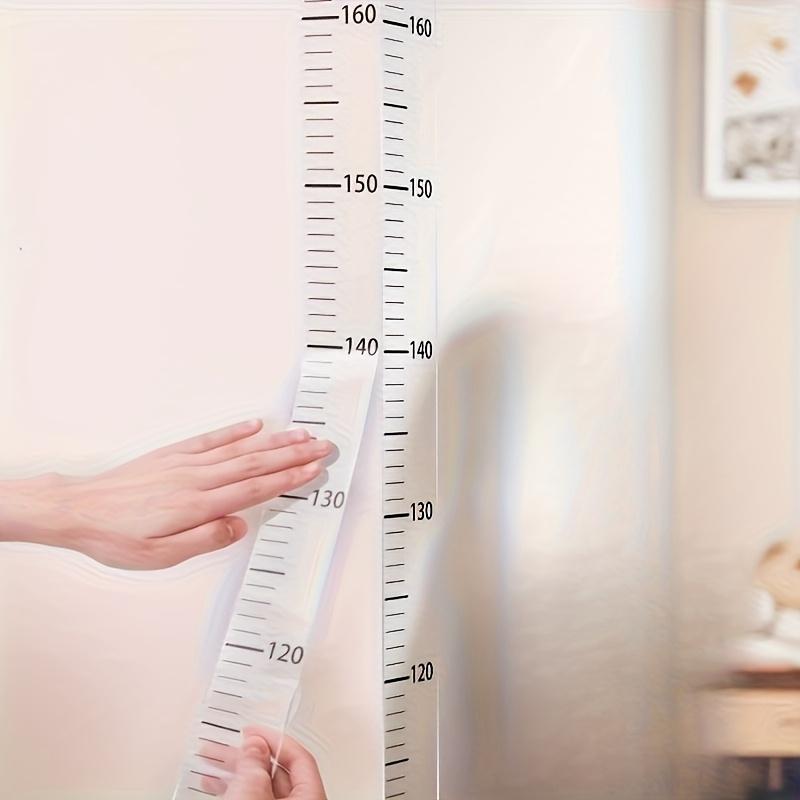 2m Wall Height Measurement Card - Modern Style, Durable PC Material, Writeable & Removable, Accurate 2m Per Sheet|Wall Decor