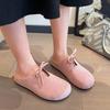 Fashion 2025 Woman's Slippers Cover Toe Flip Flops Slides Platform 2025 Plush Retro Fur Shoes Ladies' Slippers Cover Toe Platform Shoes
