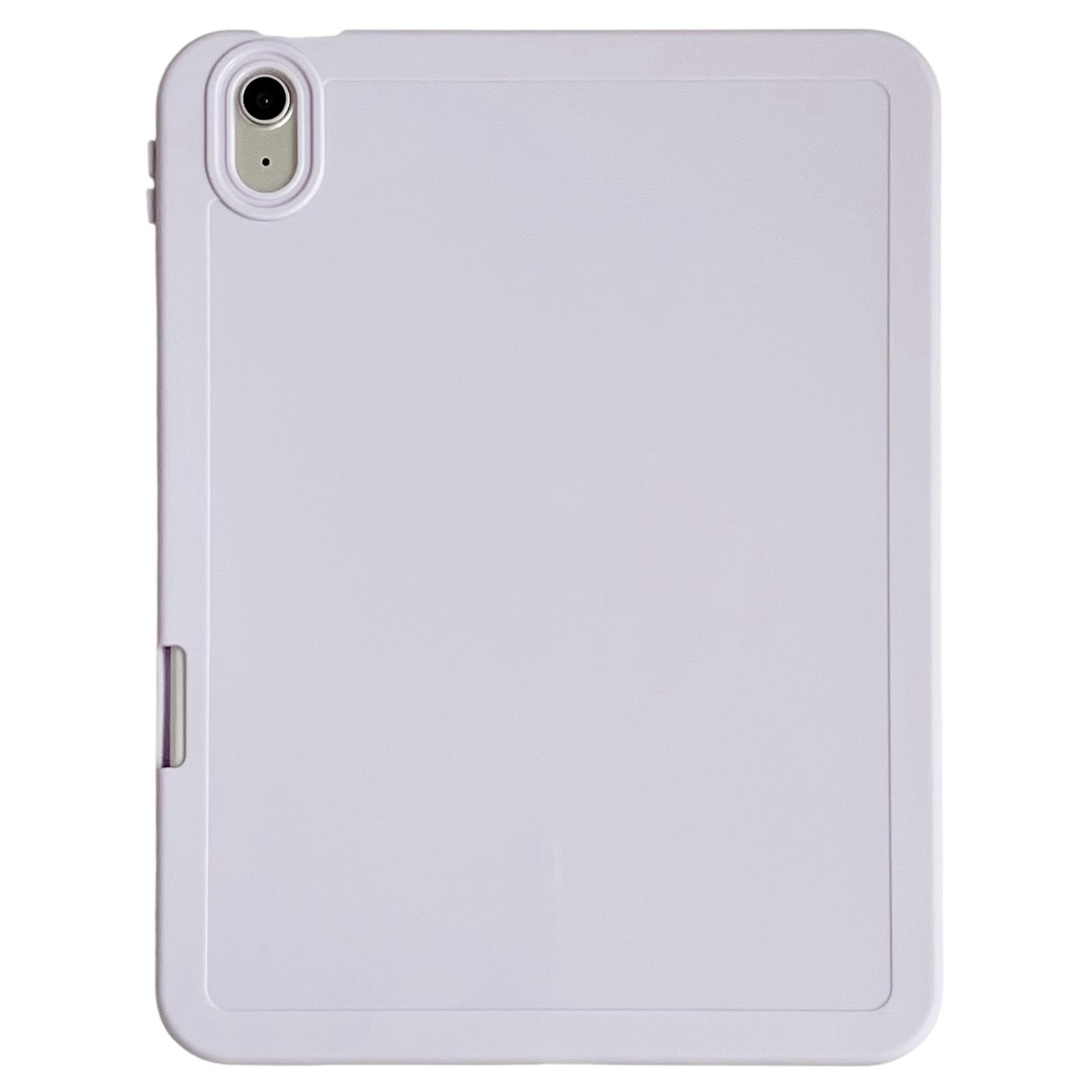 

Для iPad (2025)/10.9 (2022) Противоударный мягкий чехол из ТПУ для планшета с держателем для карандаша Purple