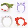 Cute Dinosaur & Shark Headband for Face Washing, Photos, and Performances - Perfect for Adults & Kids