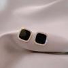 @Special offer @New fashion exaggerated with diamond earrings simple square geometric stud earrings earrings women