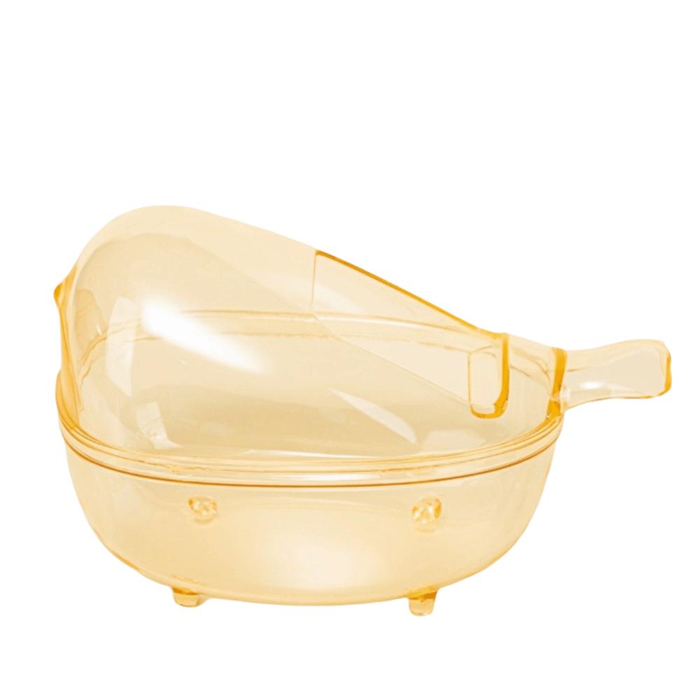 Transparent View Hamster Bathtub Large Space Hamster Sand Bathroom  for Hamster Squirrel Gerbille