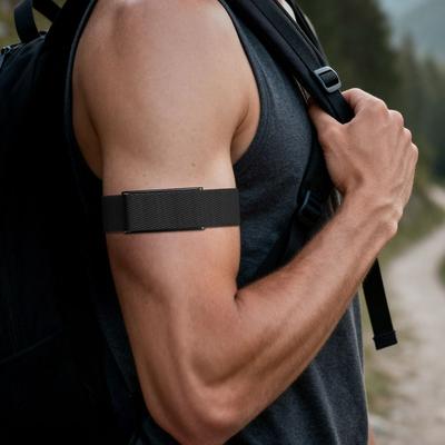 New Nylon Sport Band 22mm Loop Design Fitness Tracker Strap Breathable Adjustable Replacement Wristband for Amazfit Helio Strap