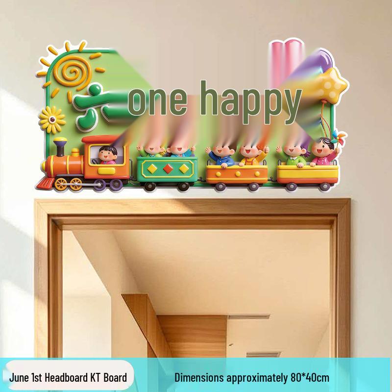 Children s Day Classroom Door Couplet Banners - Kindergarten Decor