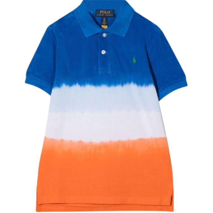 

Polo Ralph Lauren T-Shirt Ss22 Logo Embroidered Striped Short Sleeve Polo Kids tops Multicolor 323861030-001 M