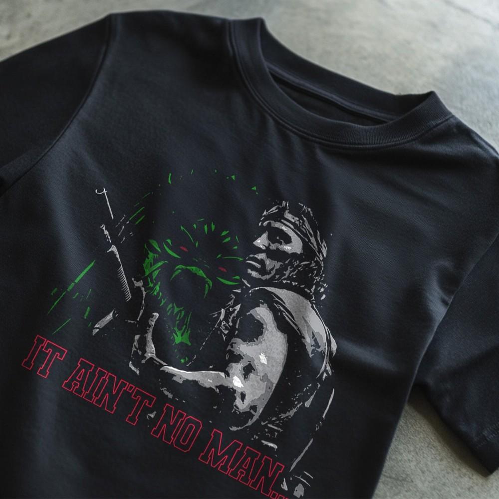 

Футболка с забавной цитатой из фильма «Хищник» Арнольд Шварценеггер Чужие Сталлоне Жан-Клод Ван Дамм 2XL