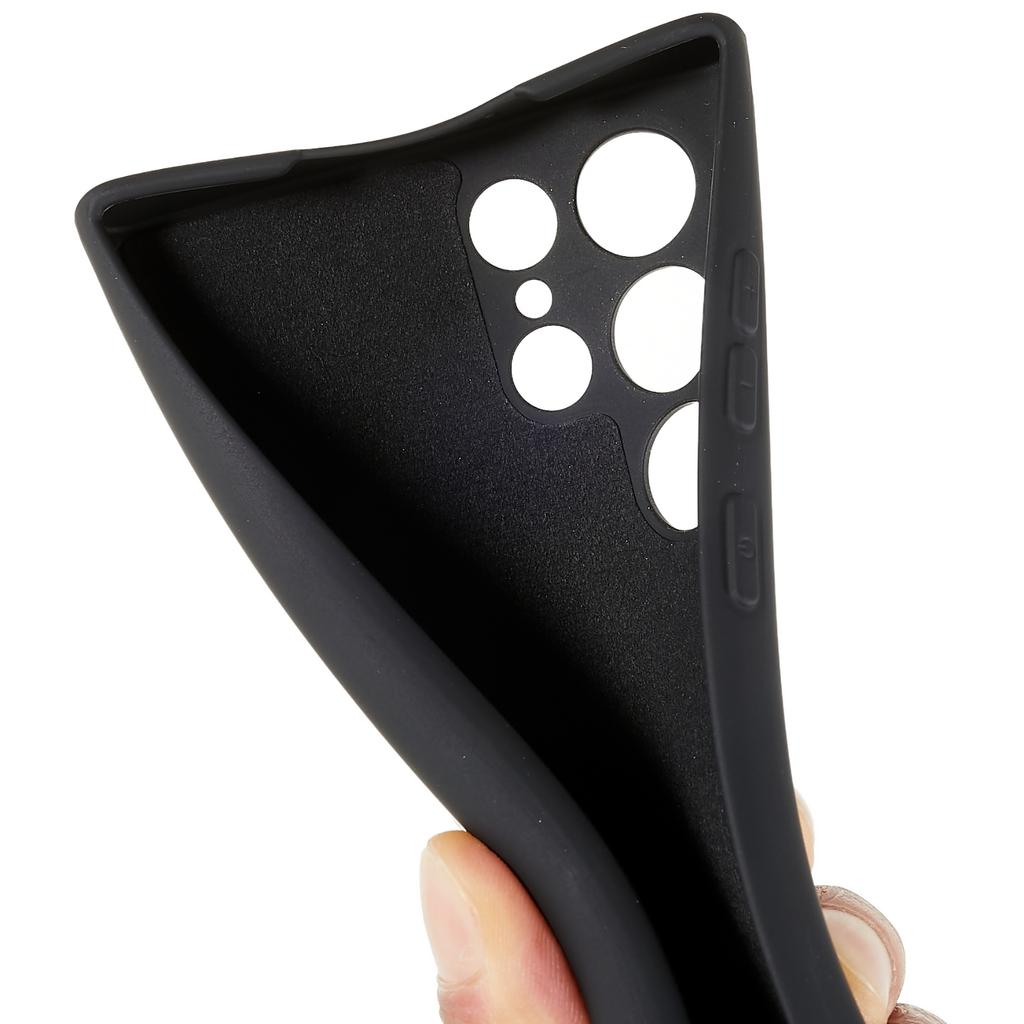 For Samsung Galaxy S24 Ultra Cover 2.0mm Solid Color TPU Shockproof Protective Phone Case