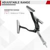 Engine Brake Cylinder Hone | Engine Cylinder Hone Tool for Grinding Holes Adjustable Deglazer 2" To 7" (5.1cm–17.8cm)