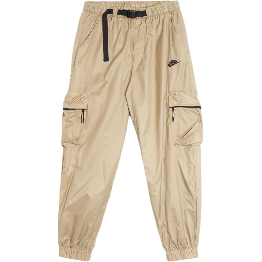 Nike Tech Men s Lined Woven Cargo Tapered Jogger Pants Khaki Black FB7911-247 S