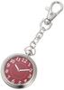 Sun Flame J-Axis Keychain Watch, Easy-to-Read Key Holder, SP105-RE, Silver