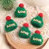 3.5*5CM Mini Knitted Hat Mini Doll Hat Wool Hat Christmas Tree Ornaments Home Party Gift 2025 DIY Arts and Crafts Supplies