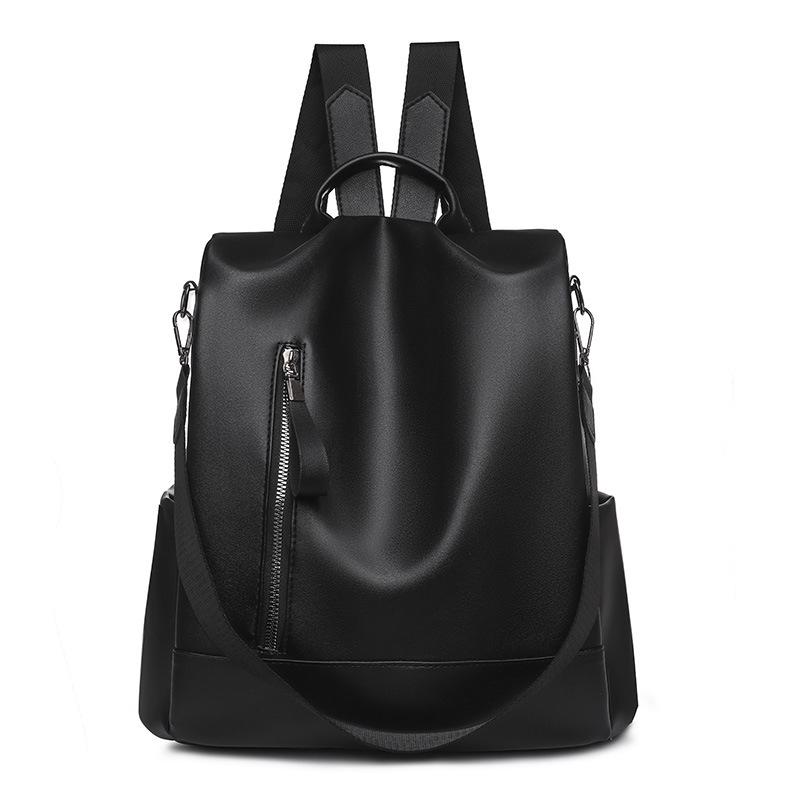 Nouveau Sac à Dos Mode Simple Color Block, Sac à Bandoulière Simple Grande Capacité, Sac à Dos Tendance Décontracté, Tendance Sacs pour Femmes