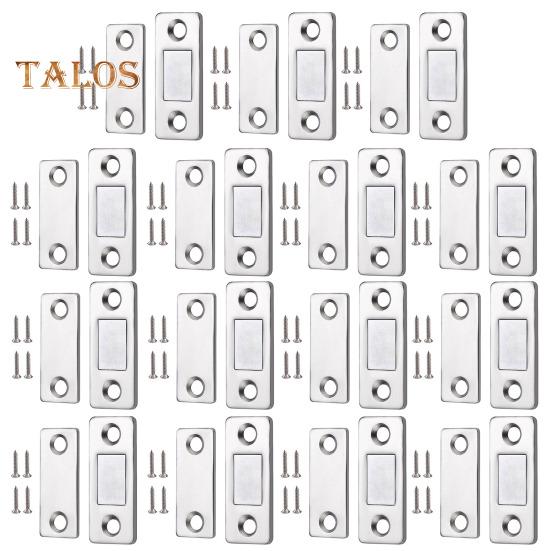 6/10/15Pcs Invisible Cabinet Door Magnet with Screw Ultra-Thin Stainless Steel No Drilling Adhesive Magnetic Drawer Closet Sliding Door Catch Latch