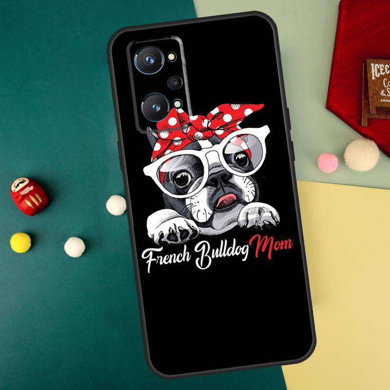 French Bulldog Dog For Realme 12 11 Pro Plus 9 10 GT5 GT3 GT Neo5 C35 C31 C30 C33 C51 C53 C55 C25s C21Y Case
