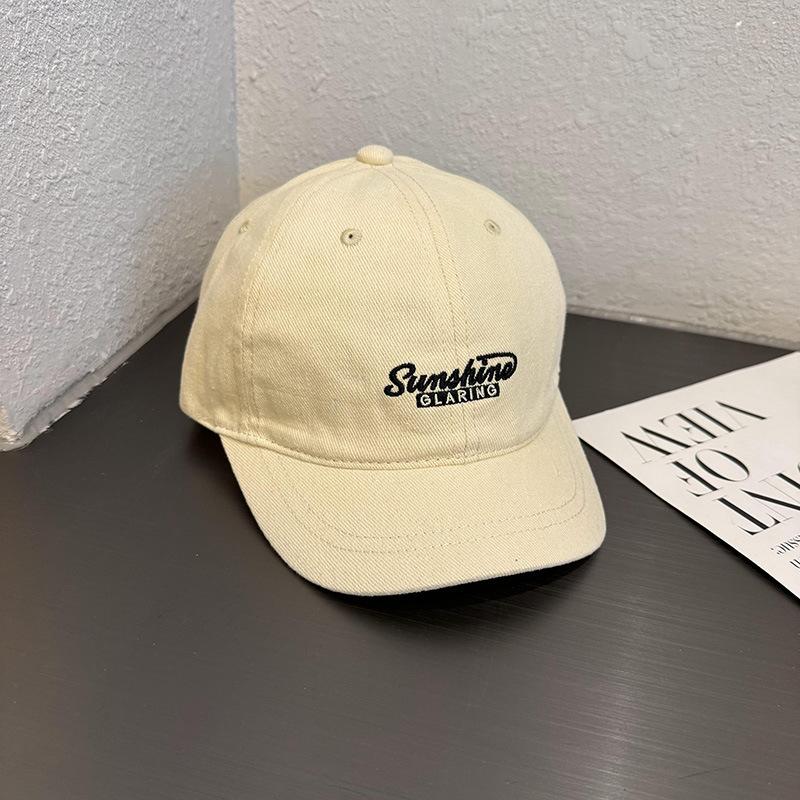 Cotton Baseball Hat Women Men Embroidery Letter Prints Street Style Niche Style Peaked Hats Hip Hop Sportss Dad Trucker Sun Cap Japanese Short Brim