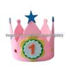 Children's Birthday Party Adjustable Crown Hat for Baby's First Birthday