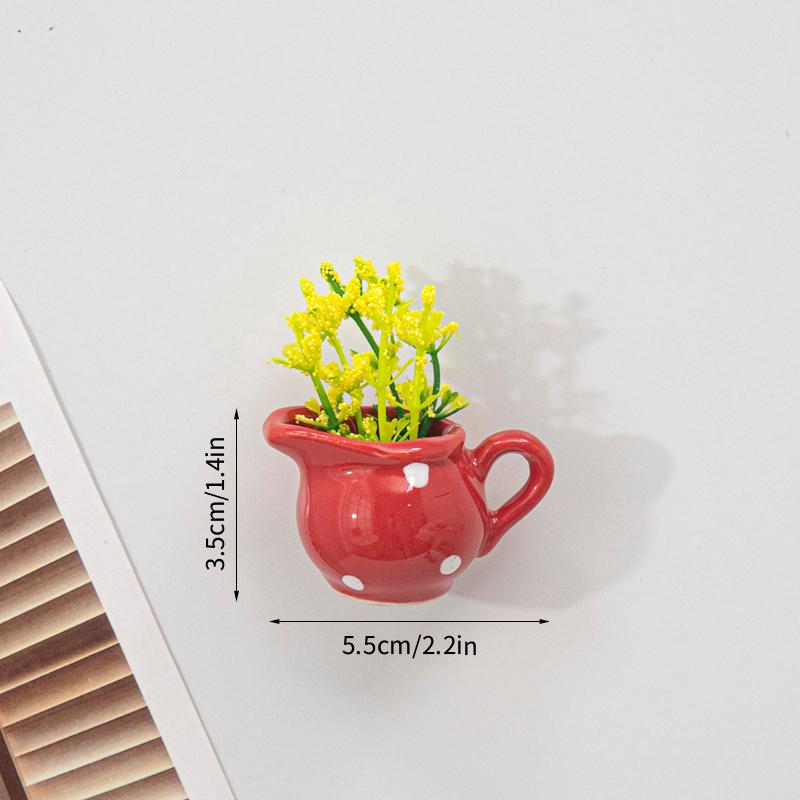 Vase Shape Refrigerator Magnets 3D Mini Magnets for Fridge Cute Fridge Magnet for Home Decoration Gift for Guests Housewarming