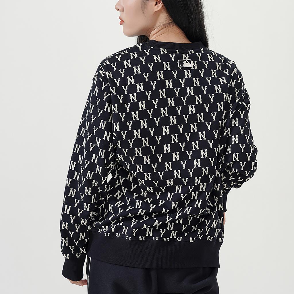 New MLB New York Yankees PLAY PIXEL OVERFIT Sweatshirt Unisex Black 3AMTM0224-50BKS