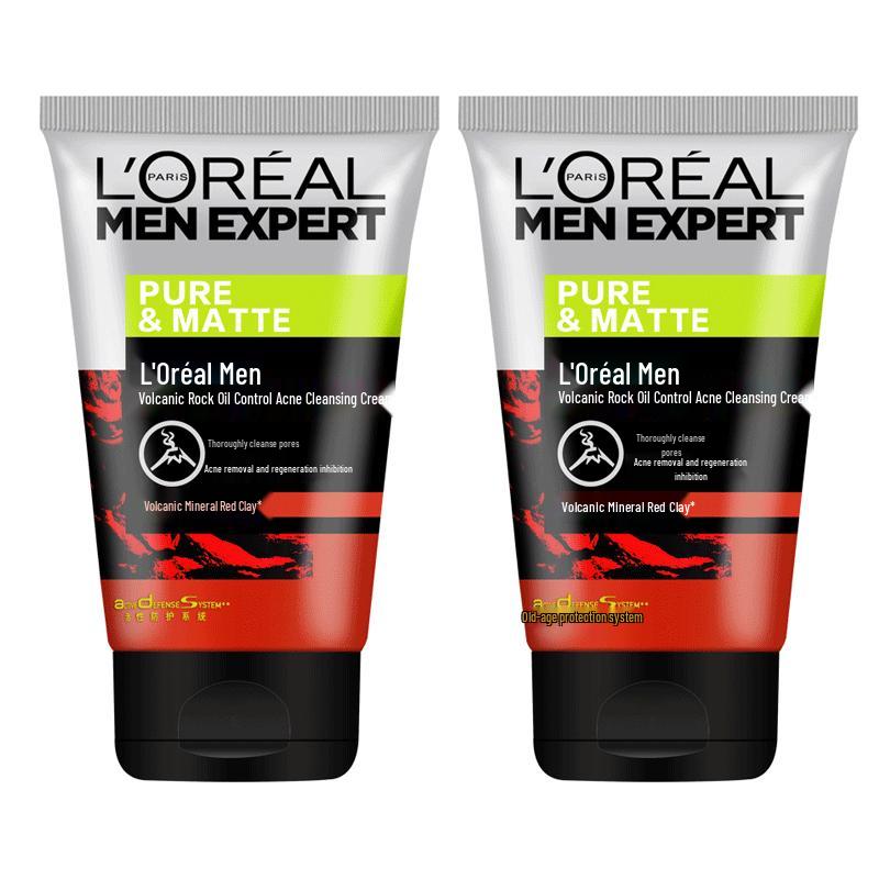 L'Oreal Men's Volcanic Rock Cleanser Duo Pack