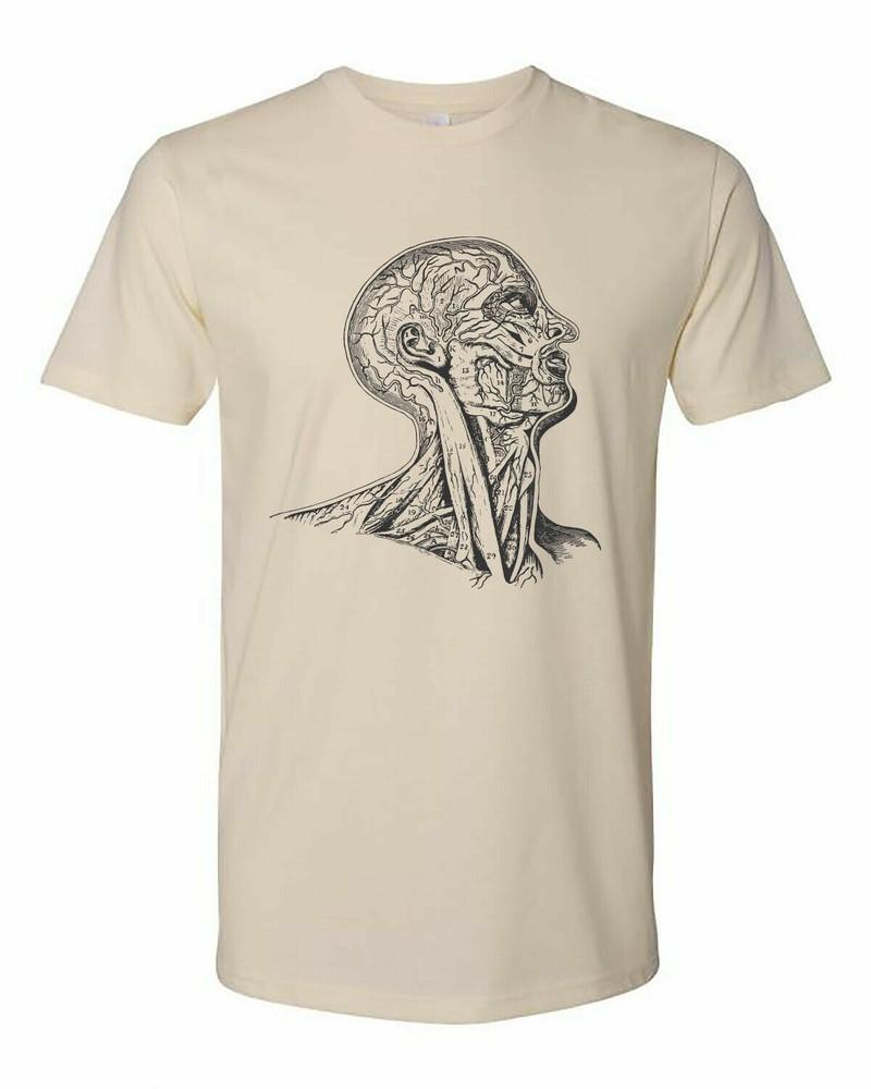 

Cottage Cult Clothing Tee T Shirt Cotton Medical Anatomy Victorian Art Head #2 Unisex T-Shirt XXXXL