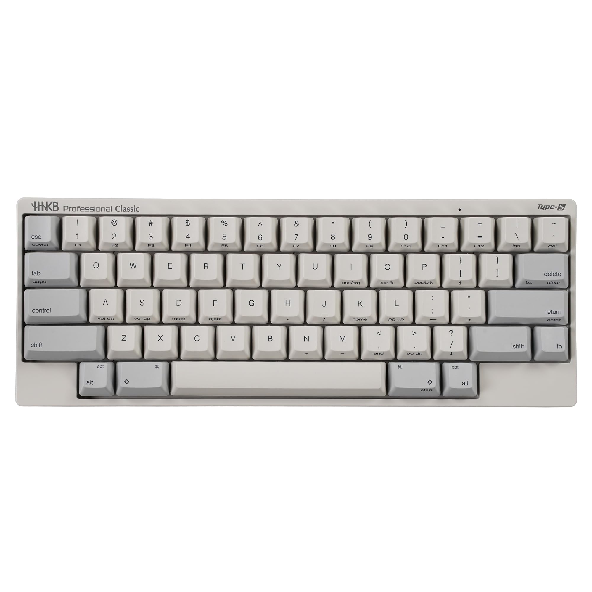 

PFU HHKB Professional Classic Англійська Білий 45г Тип спрацювання Type-S Клавіатура, Розкладка, (Тихий, Дротовий, USB, Компактний, Force)