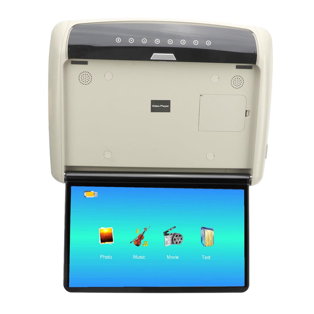 15.6in Car Overhead Roof Mounted Monitor IPS HD Screen MP5 Player Ultra Thin Flip Down Multimedia Player for Commercial