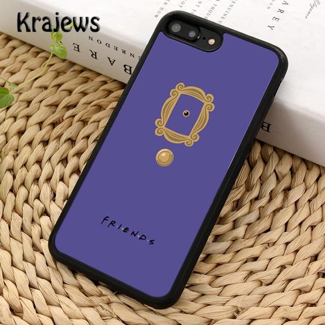 Krajews Friends Tv Show Door Phone Case Cover For iPhone 17 Air 16 15 14 Plus 12 13 Pro Max Coque Shell Fundas