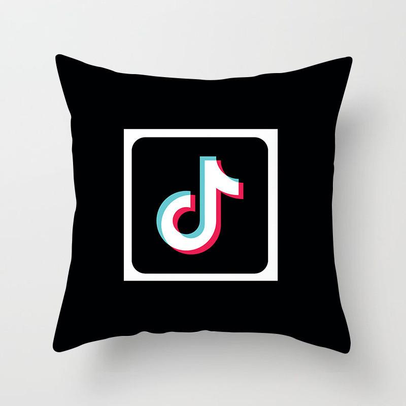 Tiktok Cushion Cover Decorative Soft Pillow Case For Stylish Home And Car Decor