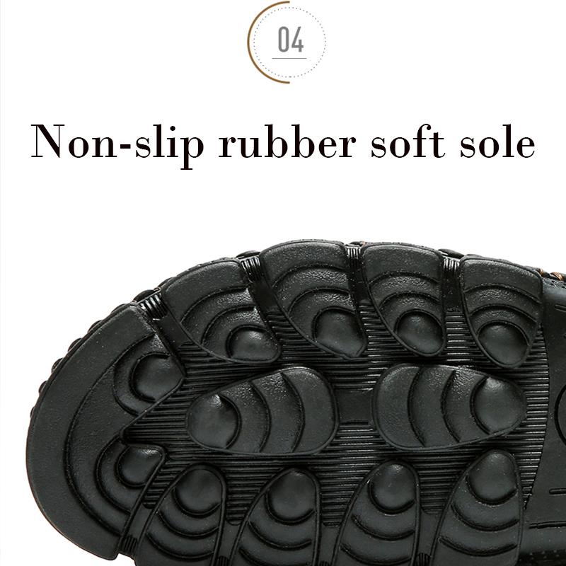 38-48 Men's Casual Leather Shoes Leather Soft Sole Wear-resistant Non-slip Men's Loafers