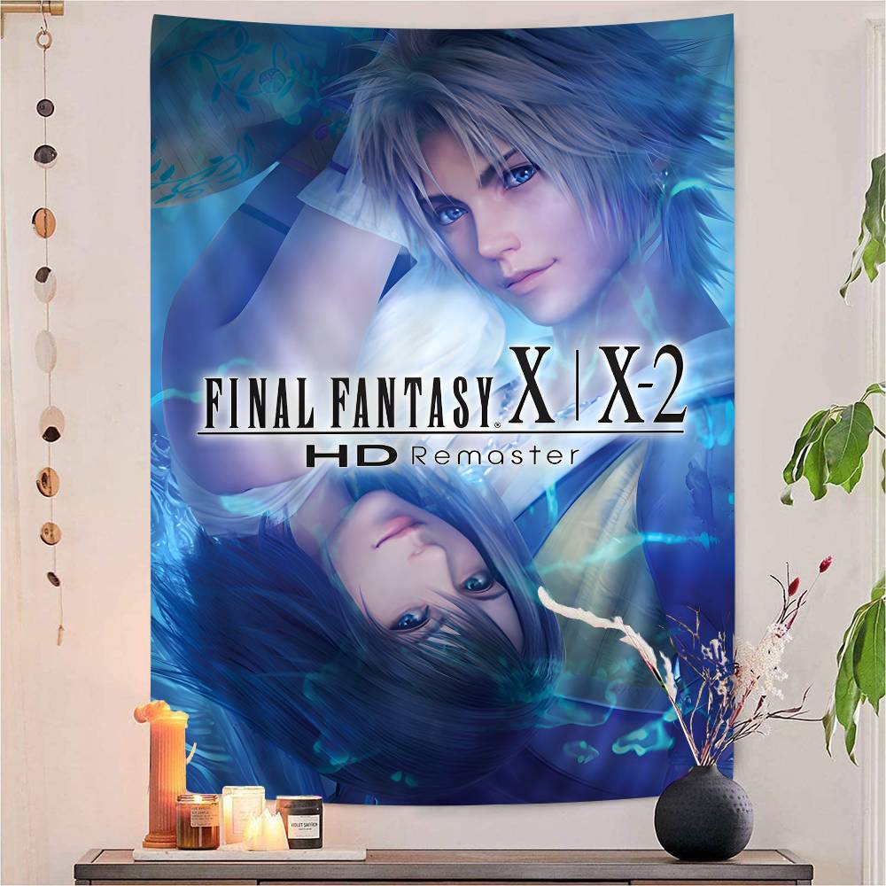 Game FFinal FFantasy X Colorful Tapestry Wall Hanging Cheap Wall Hanging Bohemian Wall Tapestries Mandala Wall Hanging Sheets