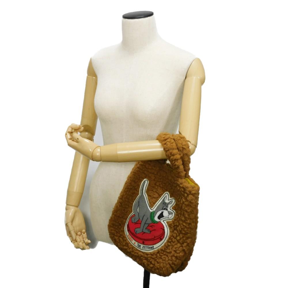 Used The Jetsons Tote Bag 9539 752175 7924 Logo Astro Dog Unused Children's Wool Brown Kids from Japan AUTHENTIC
