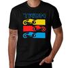 Tron Light Cycle Bikes T-Shirt Große Größe Rundhals-T-Shirt