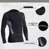 Men's Quick-Dry Compression T-Shirt, Short & Long Sleeve, Breathable Elastic Fit, Perfect for Basketball & Fitness.