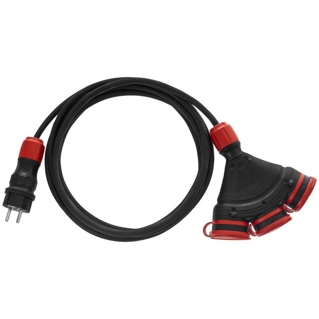 Awtools Przedłużacz Extreme 40M 3X1,5Mm 3 Gniazda Ip54 16A 4000W