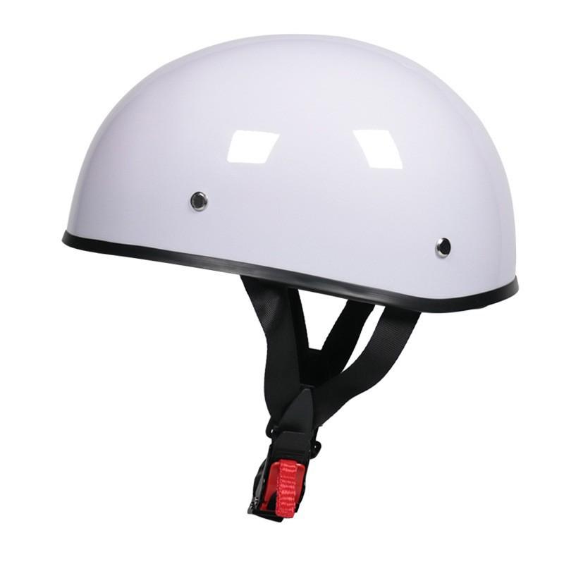 

Small Helmet Scooter Non-motorcycle Semi-helmet Men Women s Four-season Portable Harley Motorcycle Retro one size белый