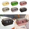 Travel Transparent Hamster House Hamster Carry Case Cage Ventilation Portable Hamster Cage for Guinea Pigs Rats Small Animals
