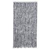 VidaXL Rideau Anti-mouches, Store Anti-insectes avec Crochet, Rideau de Porte Longueur et Largeur Réglables, Argenté 100x230 377380