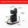 Control Board With Switch Pins For Dayi 2106 Brushless Electric Wrench 8-Wire Plastic Switch Motherboard Power Tools Parts