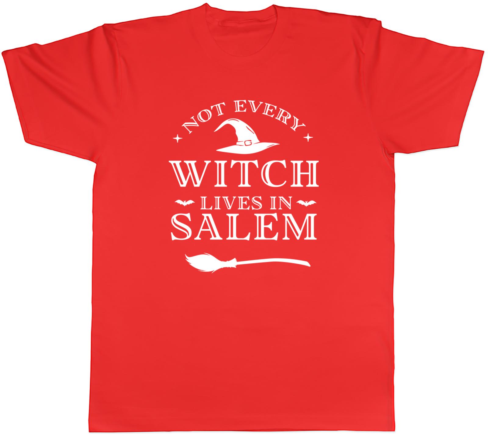 Not Every Witch Lives in Salem Halloween Unisexs TShirt Tee Gift Top S
