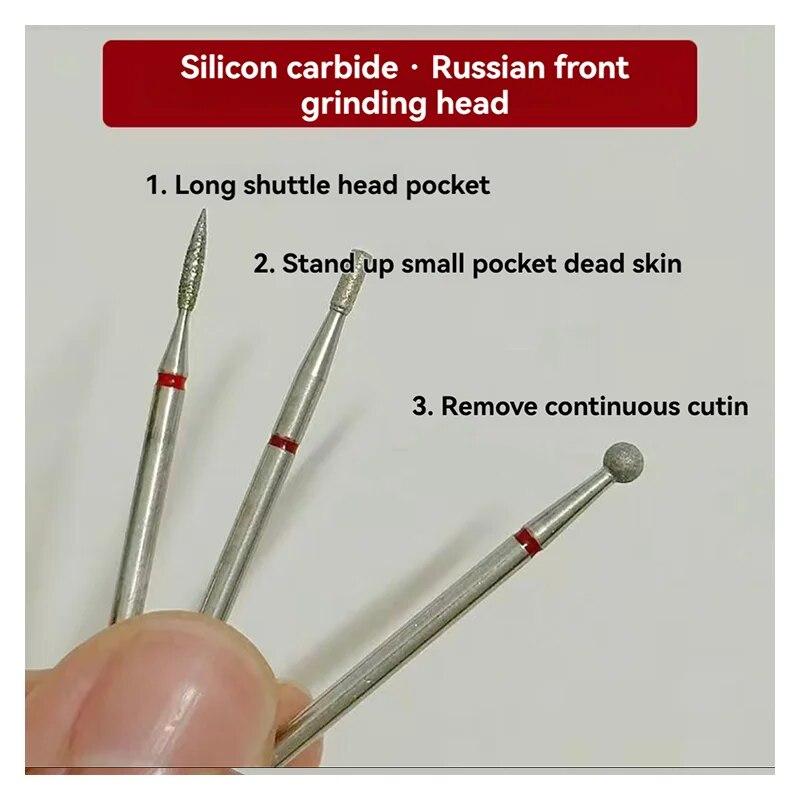 Nail Sanding Head Convenient Mini Fine Shuttle Special Nail Sanding Head Tools Polishing Dead Skin Advanced Sanding Machine