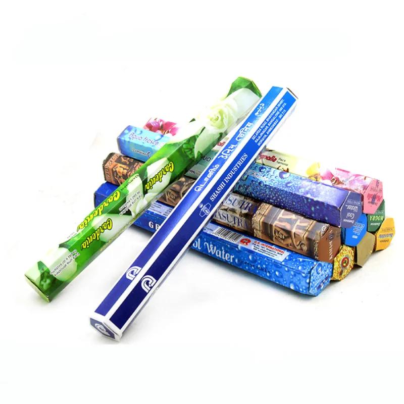 120 Sticks Indian Incense White Sage Meditation Lavender Yoga Sea Breeze Love Incense Purifying Air Deodorization Aromatherapy KTY