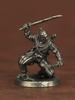 New Metal Chess Piece Samurai Ninja Ancient Soldier Model Toy Desktop Game Gift Display Piece Static Action Figure Collectible