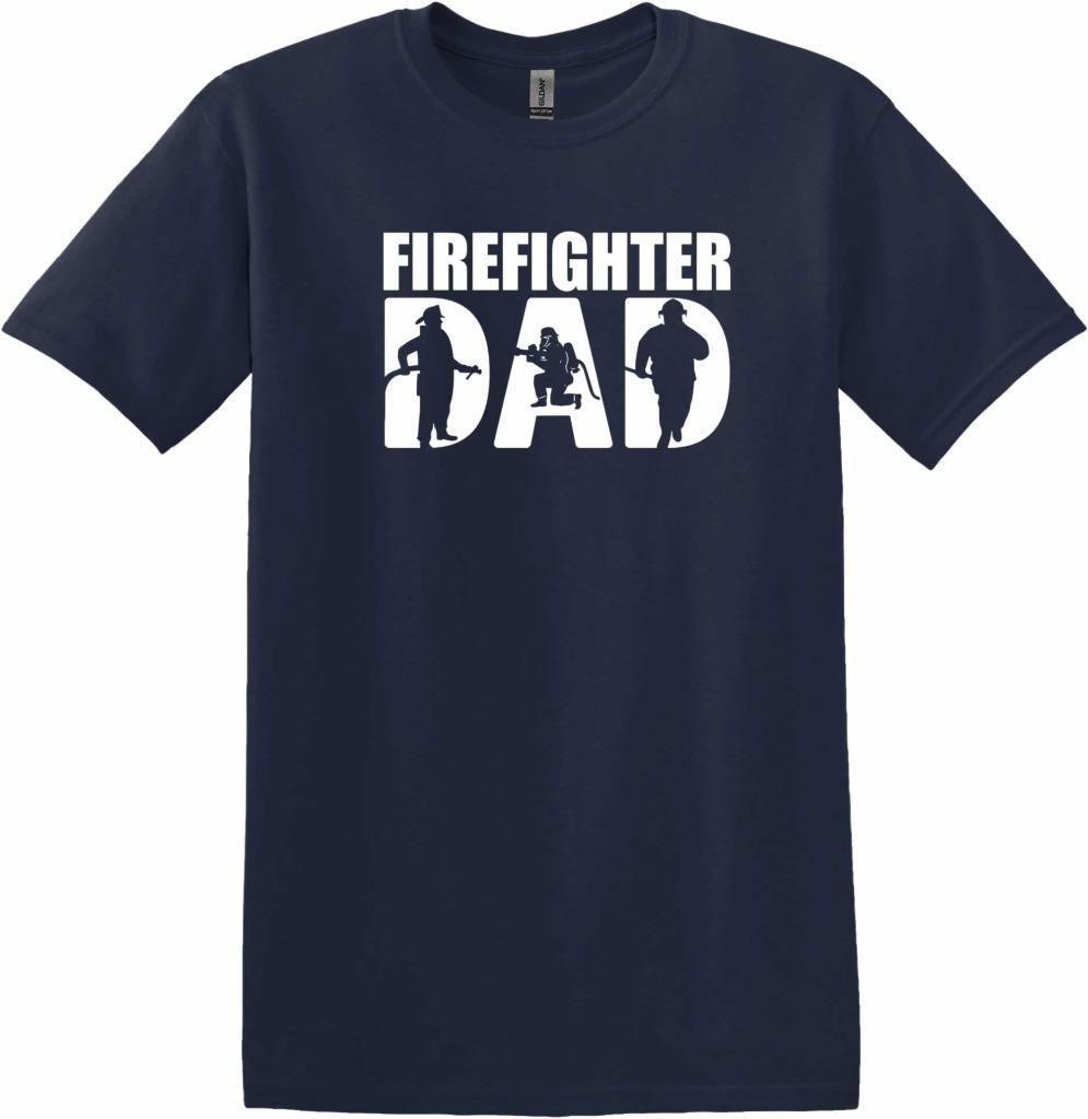 Firefighter Dad Father s Day Birthday Gift T-Shirt S