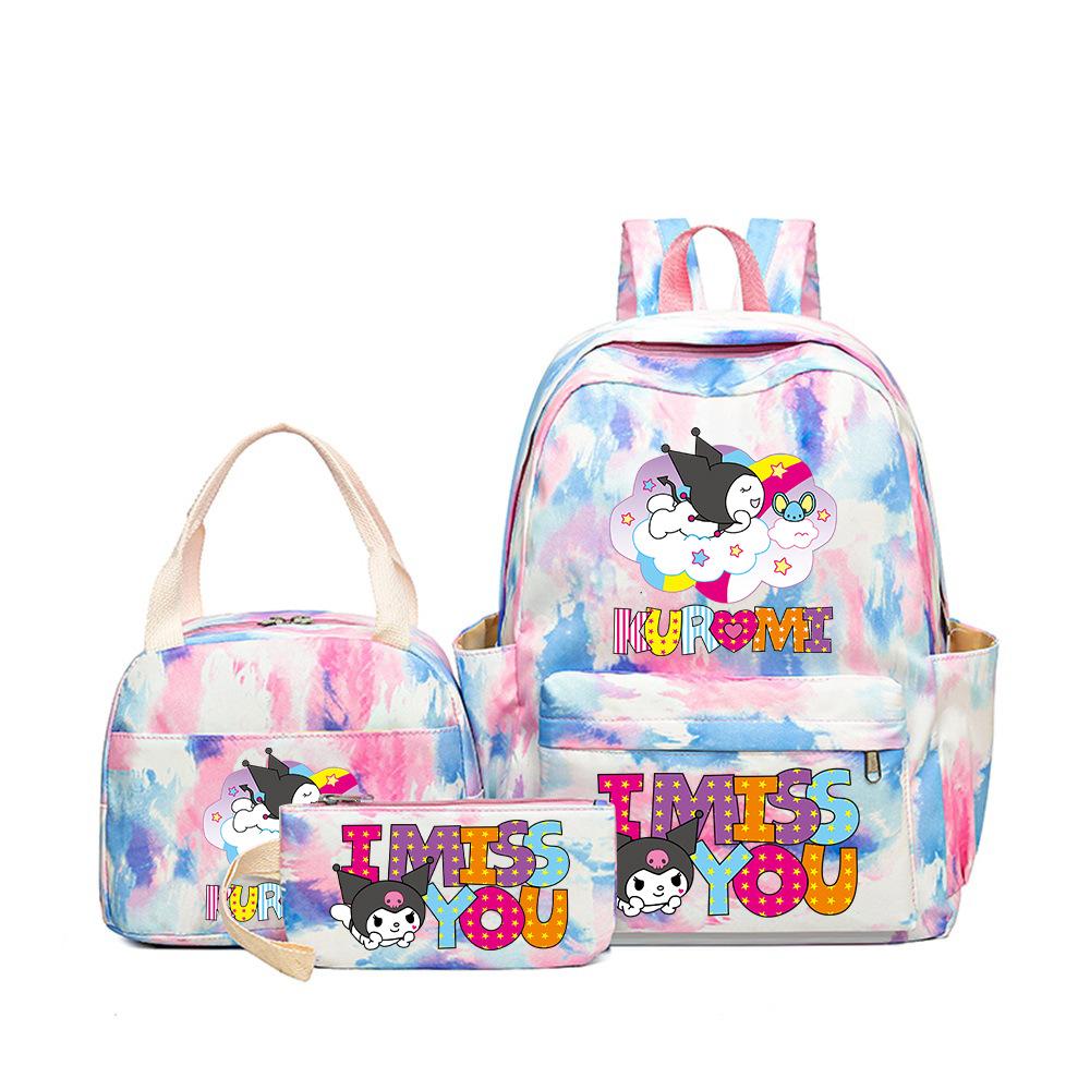 Student Schoolbag Cartoon Cute Large Capacity Backpack Lightweight Waterproof Middle School Student Backpack