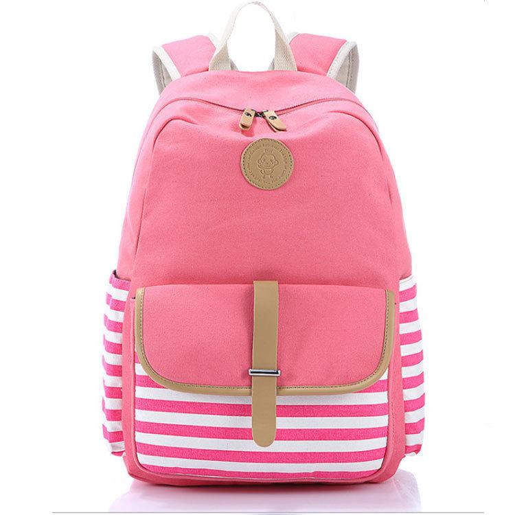 SUNBORLS New Backpack Female Casual School Bag Female Middle School Student Canvas Bag Female Mountaineering Bag Korean Style Ins