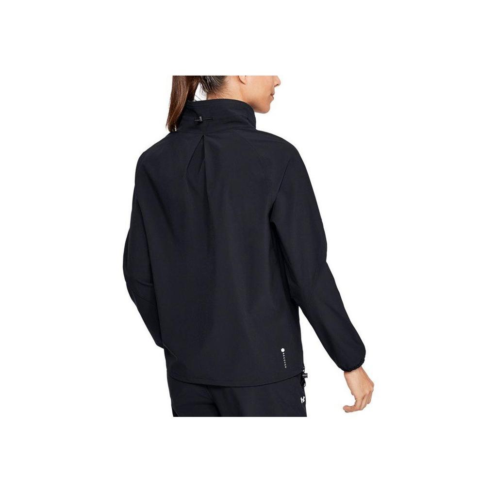 Under Armour Training Water-Resistant Breathable Loose Woven Jacket Women Jackets Black 1351928-001