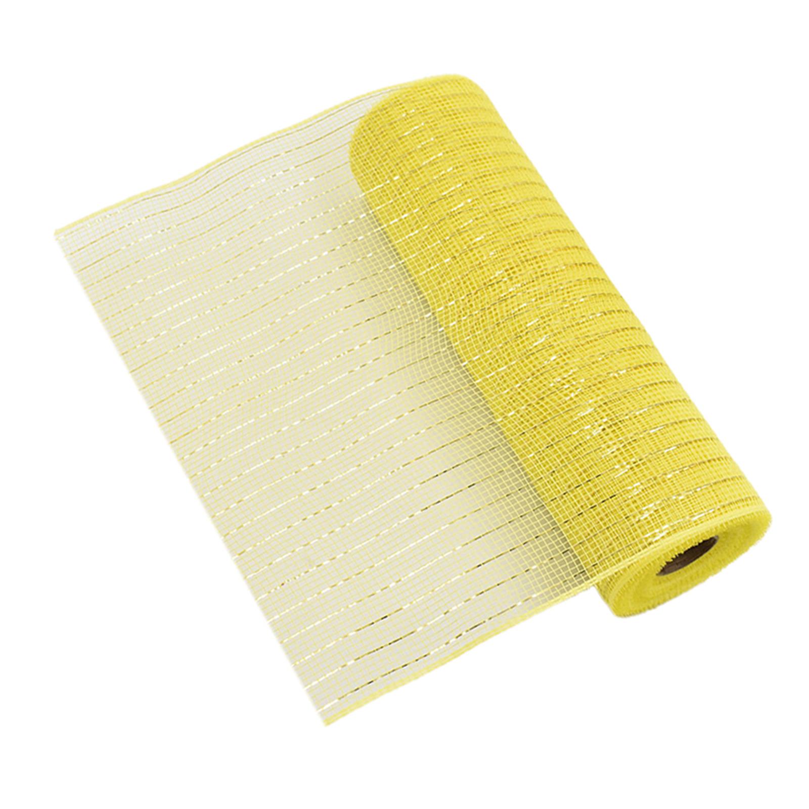 

Сетчатые ленты в рулонах, ручная работа, пастель, своими руками, изготовление декоративных венков, металлическая фольга для свадьбы, рождественские банты, гирлянды, поделки, гирлянды жёлтый