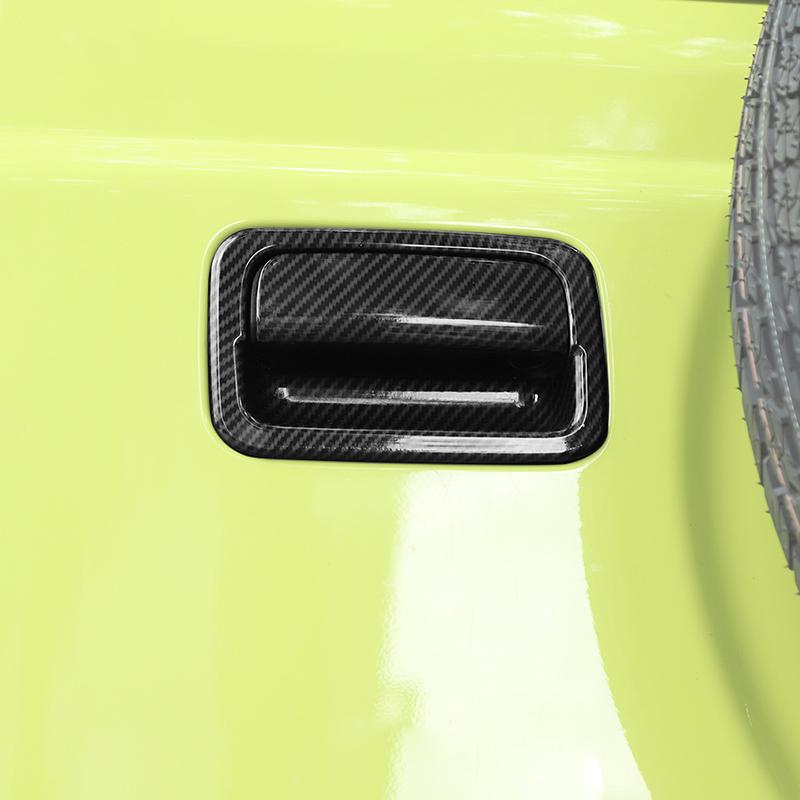 Klika dveří zavazadlového prostoru Klika dveří Dekorace Kryt Samolepky Vhodné pro Suzuki Jimny 2019 až ABS Exteriérové ​​doplňky